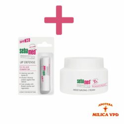 Sebamed balzam za usne sa SPF 30 4,8 g + Sebamed hidrantna krema za lice 75 ml GRATIS