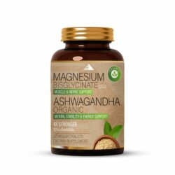 Magnesium Bisglycinate + Ashwagandha organic 30 tableta