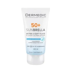 DERMEDIC SUNBRELLA ULTRA LIGHT FLUID ZA KUPEROZNU I HIPERREAKTIVNU KOŽU SPF50+ 40ML
