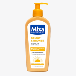 Mixa Bright & Bronze losion za samopotamnjivanje, 250 ml