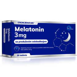 Strong Nature® Melatonin 3 mg sa produženim oslobađanjem, 30 tableta