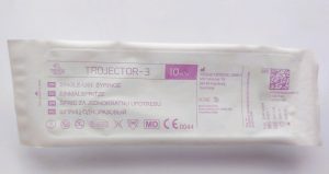 Špric 10ml trodelni plastični sterilni sa gumom TROGE