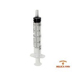 Špric 2,5-3ml trodelni plastični sterilni sa gumom TROGE
