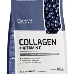 Ostrovit Collagen + Vitamin C ukus crna ribizla 400gr