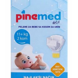 PineMed pelene za bebe sa kesom za urin 11+ kg, 2 komada