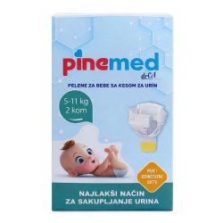 PineMed pelene za bebe sa kesom za urin 5–11 kg, 2 komada