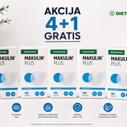Dietpharm Makulin Plus 30 kapsula, 4+1 GRATIS