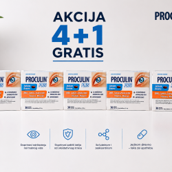 Proculin Plus 30 kapsula, 4+1 GRATIS