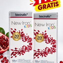 New Iron Kids sirup 125ml 1+1 GRATIS