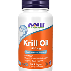 NOW Krill Oil 500mg 60 softgel kapsula