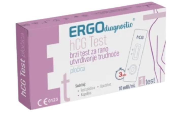 Ergo test za trudnoću pločica 1 komad