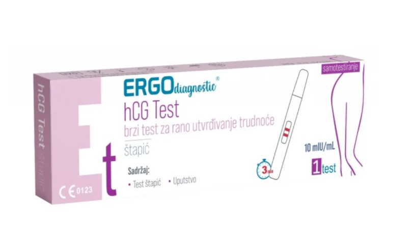 Ergo test za trudnoću štapić 1 komad