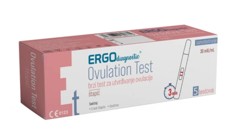 Ergo test za samotestiranje i proveru ovulacije 5 komada