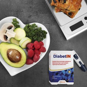 DiabetIN, Inpharm,  za dijabetes tipa II i regulaciju nivoa šećera u krvi  20 kapsula