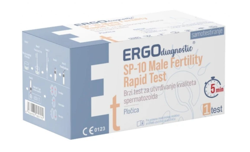 Ergo test SP-10 za samotestiranje kvaliteta spermatozoida 1 komad