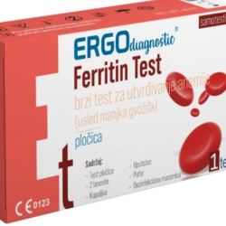 Ergo test za samotestiranje i utvrđivanje anemije (Ferritin test) 1 komad